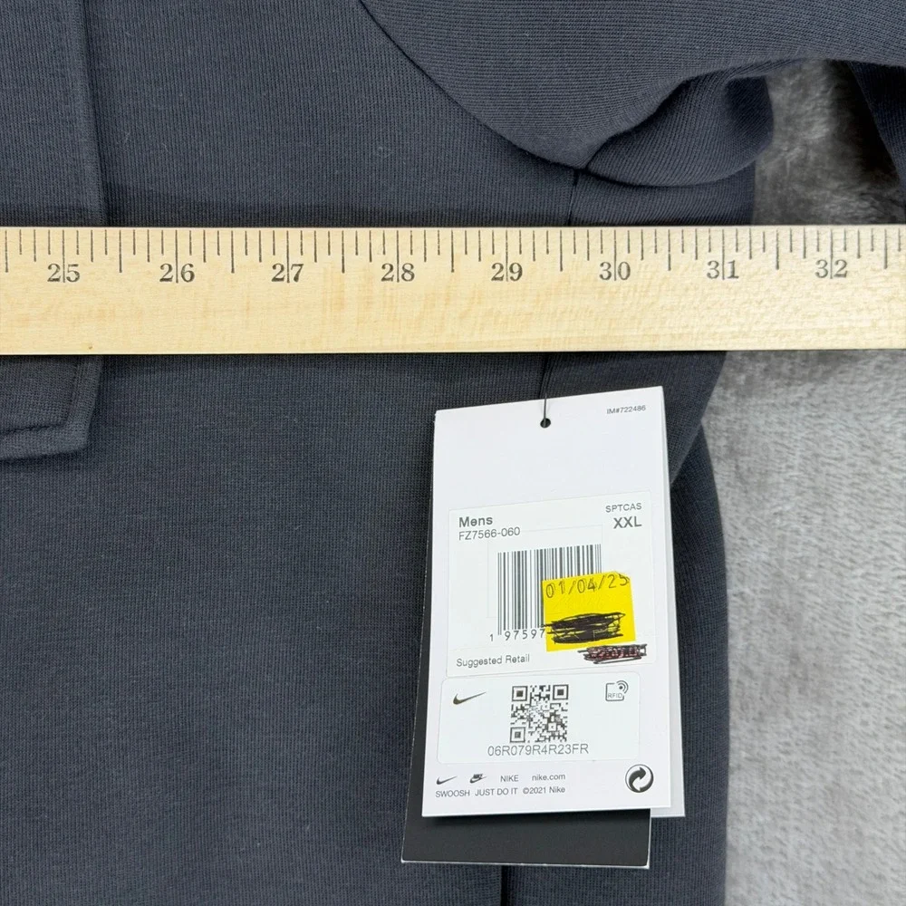 Nike‎ Mens Tech Fleece Oversized Coach Jacket Anthracite FZ7566-060 XXL New
